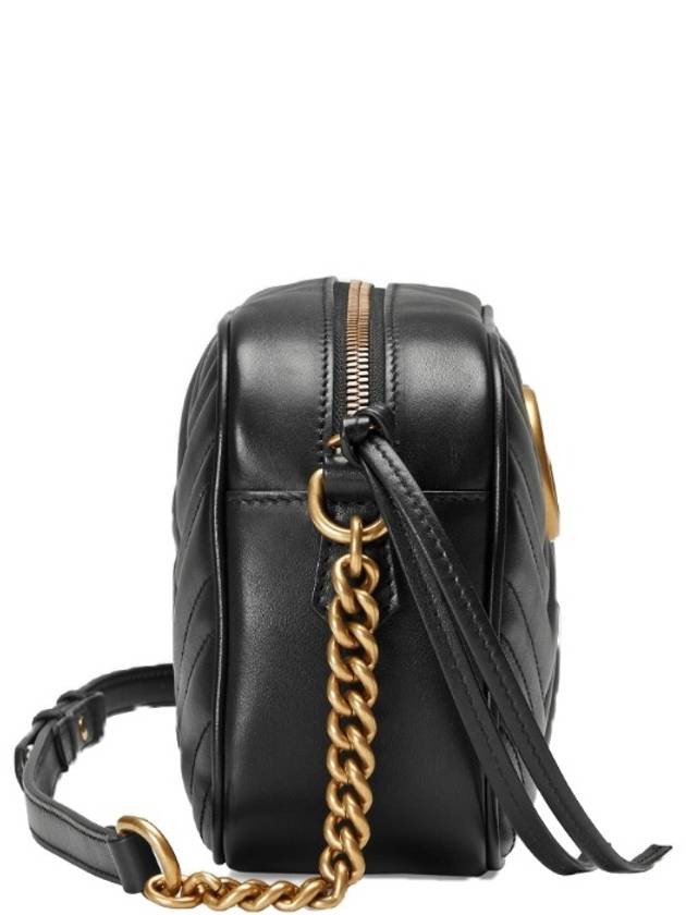 GG Marmont Matelasse Small Chain Shoulder Bag Black - GUCCI - BALAAN 6