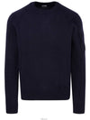 Lens Wappen Wool Blend Knit Top Navy - CP COMPANY - BALAAN 2