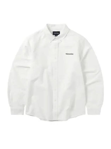 T logo oxford shirt white - THISISNEVERTHAT - BALAAN 1