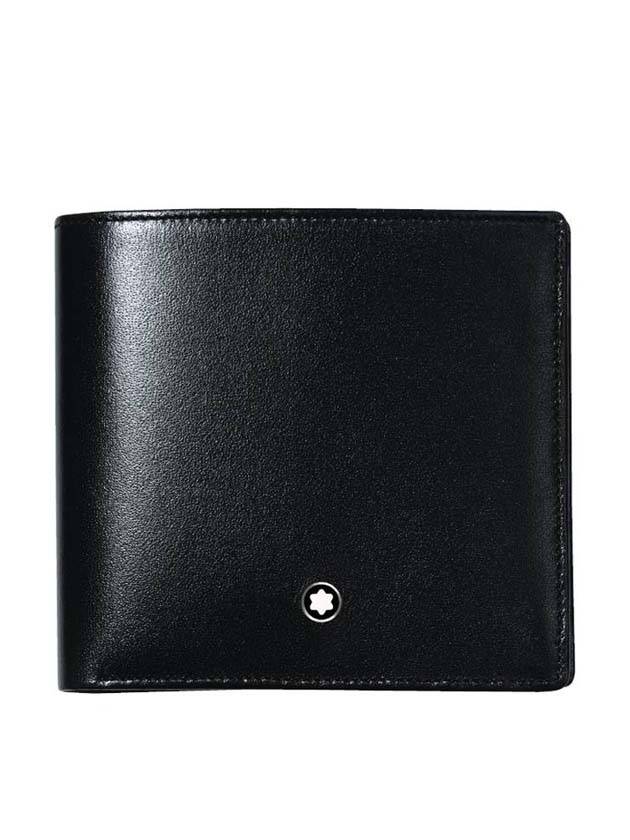 Meisterst?ck 4cc Coin Pocket Halfwallet Black - MONTBLANC - BALAAN 1