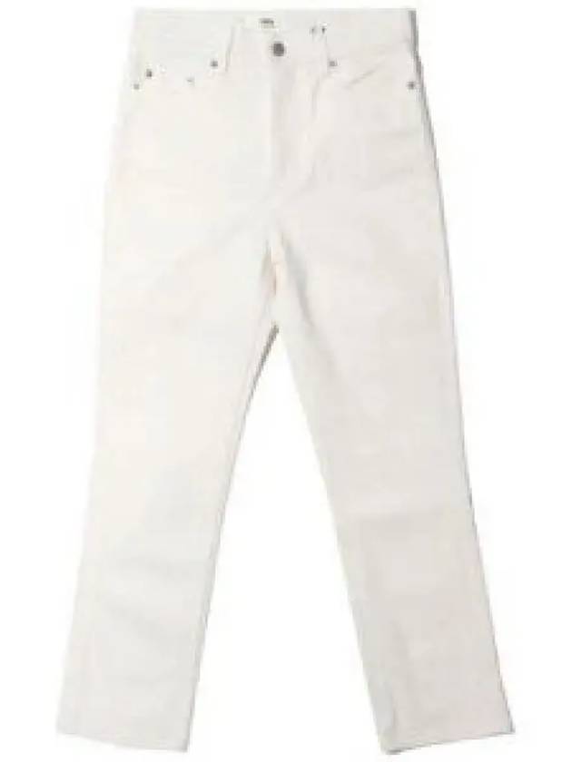 Men's Tapered Fit Straight Jeans White - AMI - BALAAN 2