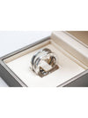 3 Band Legend Ring White Gold No 53 353768 - BVLGARI - BALAAN 1