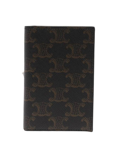 Triomphe Vertical Card Wallet Black - CELINE - BALAAN 1