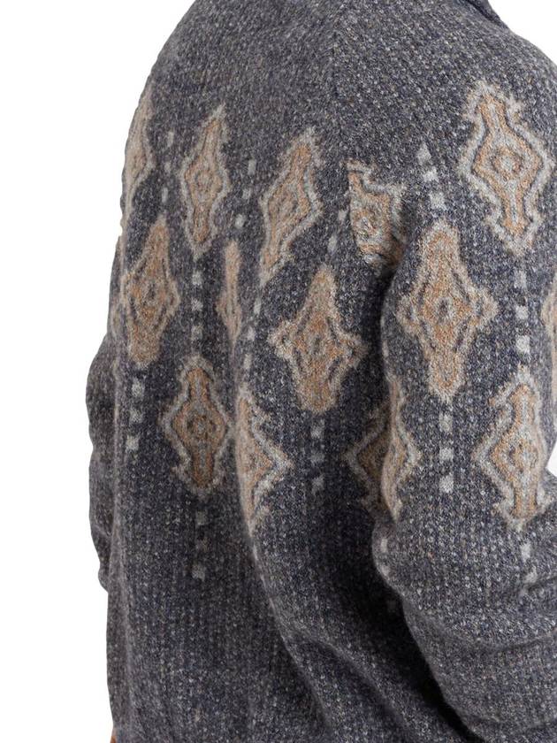 Intarsia knit cardigan MSO708406CHH63 - BRUNELLO CUCINELLI - BALAAN 4