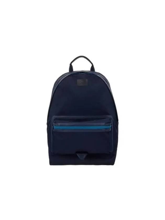 PS Square Logo Round Backpack Navy 271119 - PAUL SMITH - BALAAN 1