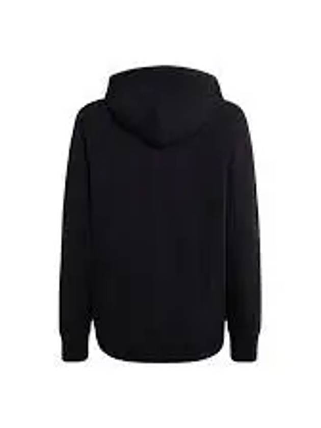 Stretch Fleece Mixed Zip-Up Hoodie Black - CP COMPANY - BALAAN 2