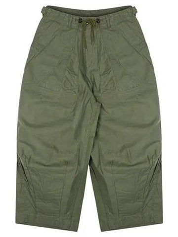 NS234 OLIVE HD Fertig Wide Pants　 988366 - NEEDLES - BALAAN 1