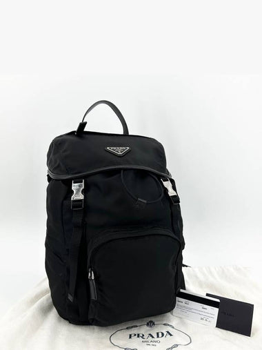 Re nylon triangle logo backpack 1BZ039 - PRADA - BALAAN 1