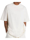 Cloud Dancer Logo Print Cotton Short Sleeve T-Shirt Off White - FEAR OF GOD ESSENTIALS - BALAAN 2