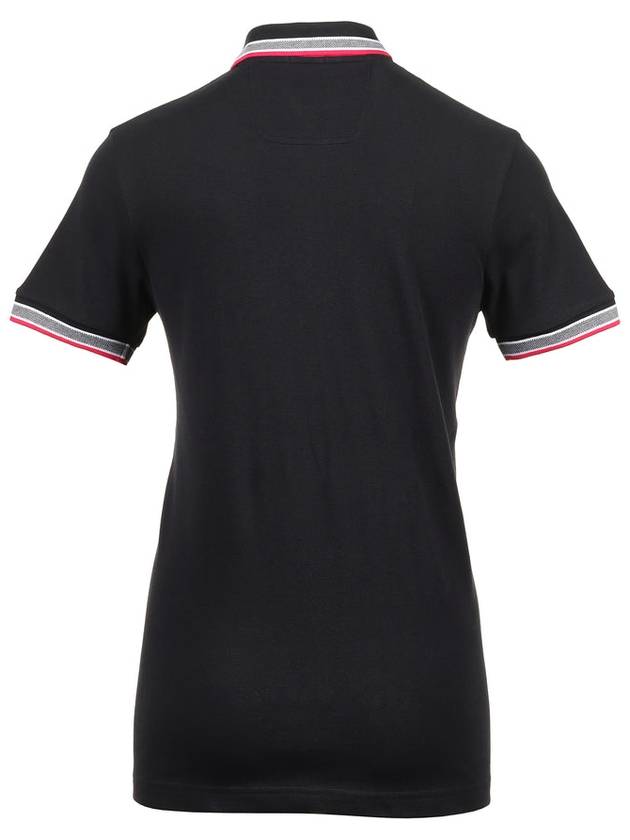 Paddy Cotton Short Sleeve Polo Shirt Black - HUGO BOSS - BALAAN 3