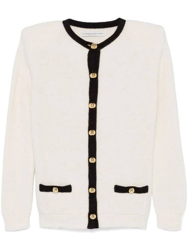 Alessandra Rich Cardigan With Contrasting Edges - ALESSANDRA RICH - BALAAN 1