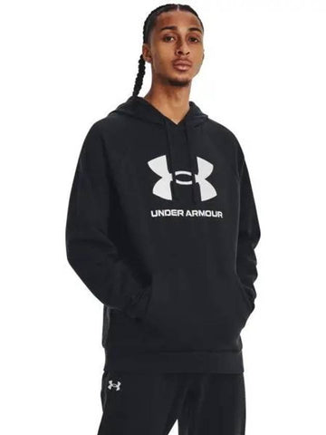 Rival Fleece Logo Hoodie 1379758 001 - UNDER ARMOUR - BALAAN 1