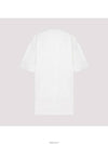 Triangle Logo Short Sleeve T-Shirt White - PRADA - BALAAN 3