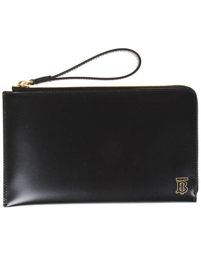 TB Logo Travel Long Wallet Black - BURBERRY - BALAAN 2