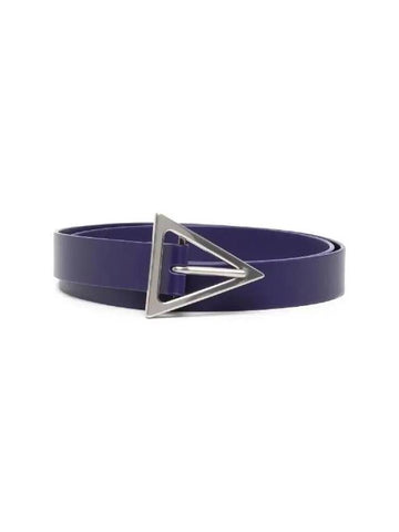 Purple triangle buckle belt 609303VMAU1 5101 - BOTTEGA VENETA - BALAAN 1