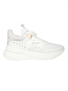 Oversized Runner Low Top Sneakers White - ALEXANDER MCQUEEN - BALAAN 1