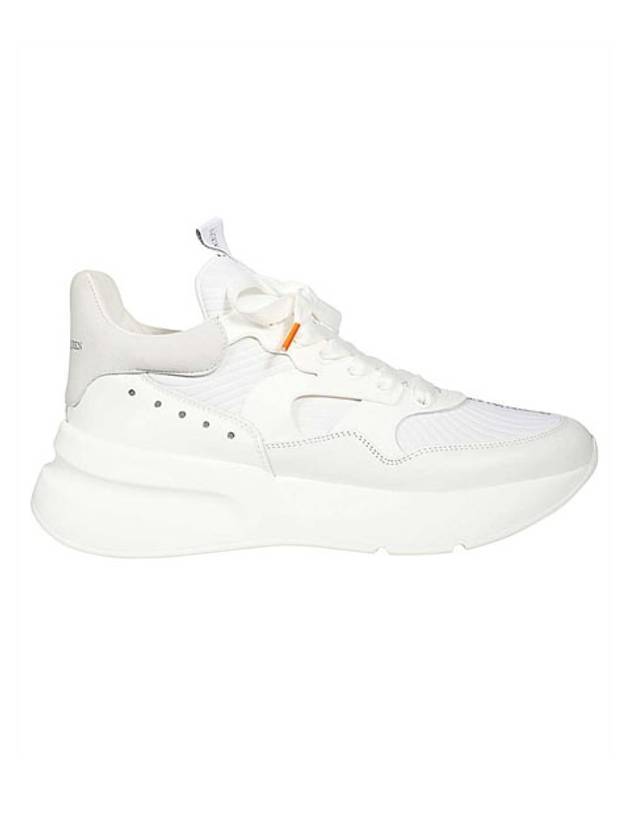 Oversized Runner Low Top Sneakers White - ALEXANDER MCQUEEN - BALAAN 1