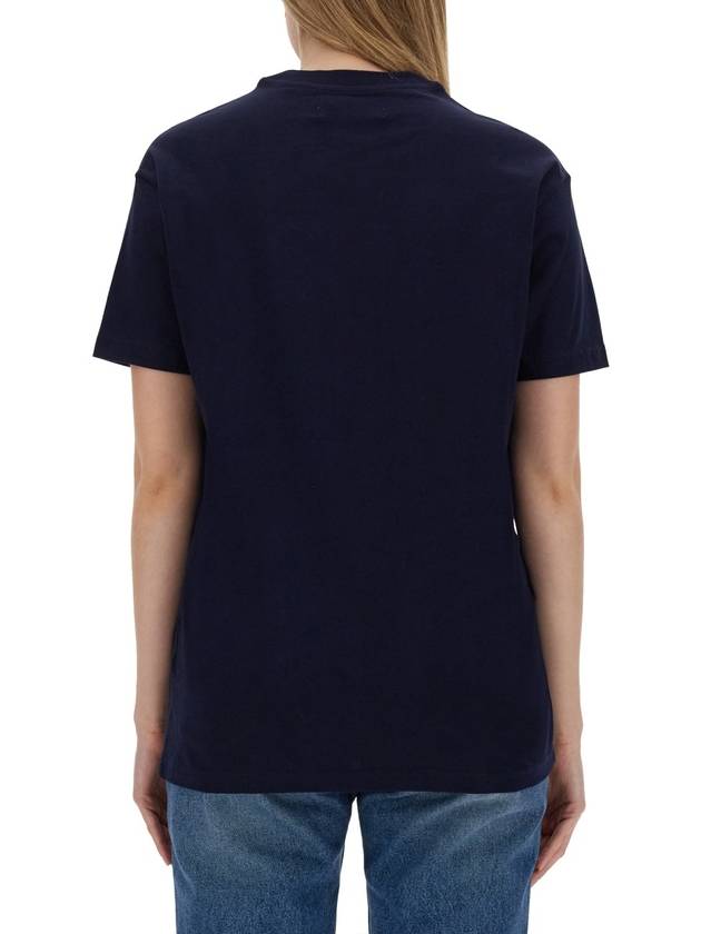 ORB Logo Cotton Short Sleeve T-Shirt Navy - VIVIENNE WESTWOOD - BALAAN 10