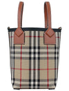 Mini London Tote Bag Archive Beige - BURBERRY - BALAAN 6