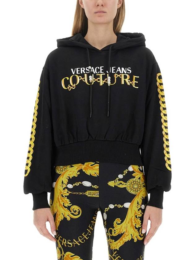 SWEATSHIRT WITH LOGO - VERSACE - BALAAN 1