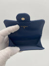 Classic Tok Card Wallet Caviar Navy Champagne Gold AP0214 - CHANEL - BALAAN 5