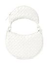 Intrecciato Gemelli Small Shoulder Bag White - BOTTEGA VENETA - BALAAN 8