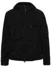 Chrome R Hooded Jacket Black - CP COMPANY - BALAAN 3