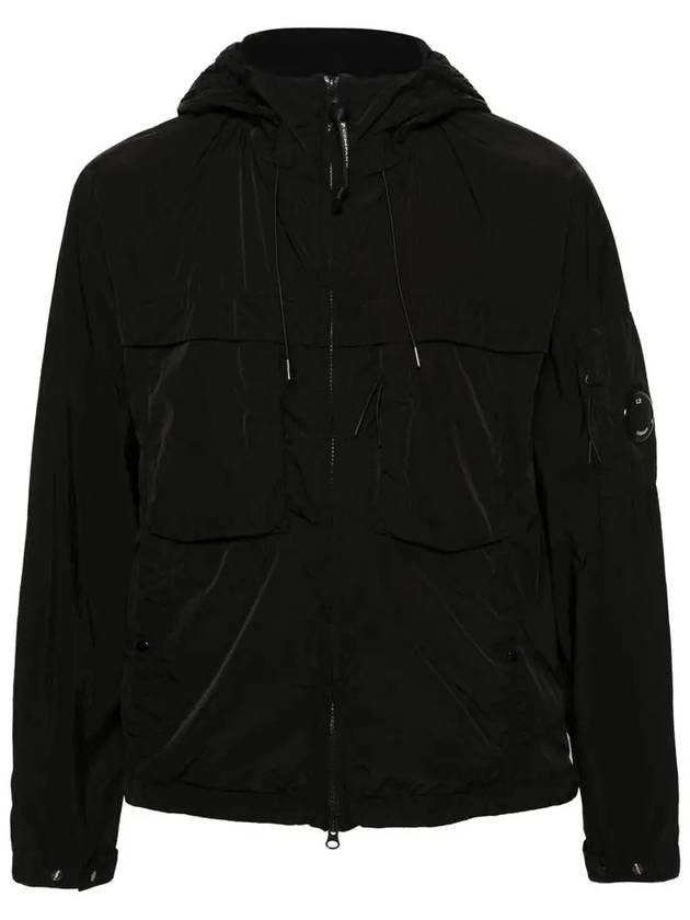 Chrome R Hooded Jacket Black - CP COMPANY - BALAAN 3