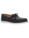 Granville Suede Boat Navy - DIOR - BALAAN 2