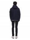 Panno Speciale Primaloft Insulation Technology Shetland Knit Hooded Jacket Marine Blue - STONE ISLAND - BALAAN 6