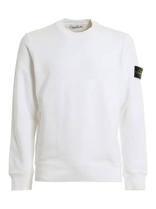 Wappen Patch Crewneck Sweatshirt White - STONE ISLAND - BALAAN 2