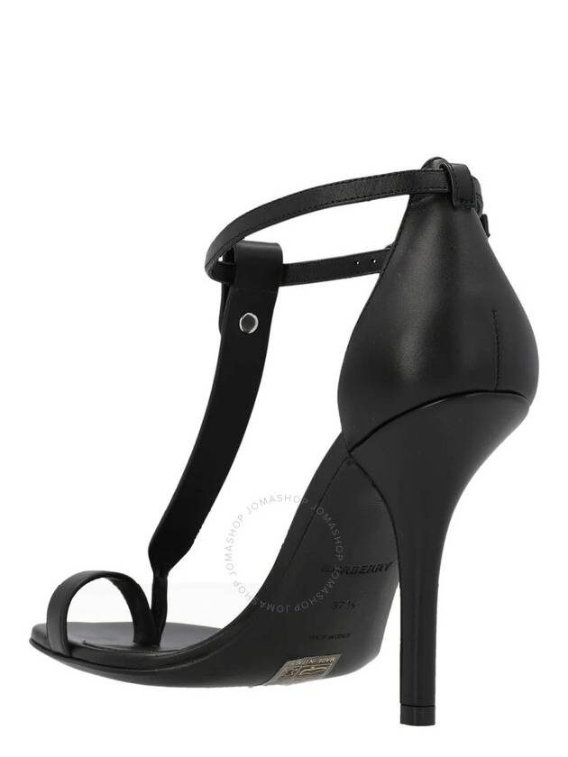 toe ring sandals heels black - BURBERRY - BALAAN 3