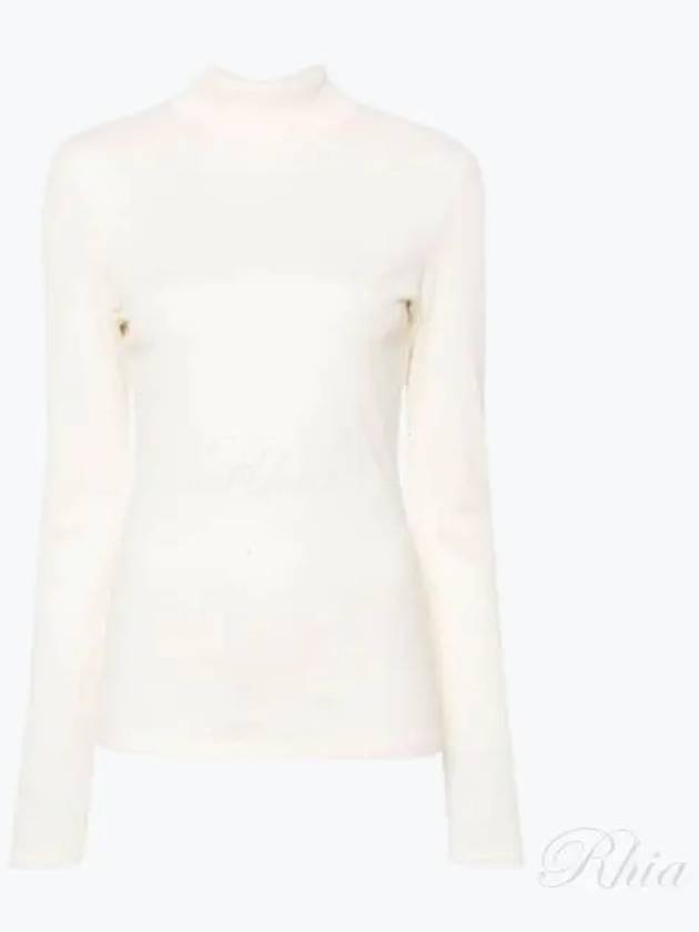 Rib Turtleneck Cream - LEMAIRE - BALAAN 2