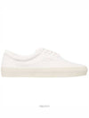 Men's Leather Low Top Sneakers White - TOM FORD - BALAAN 3