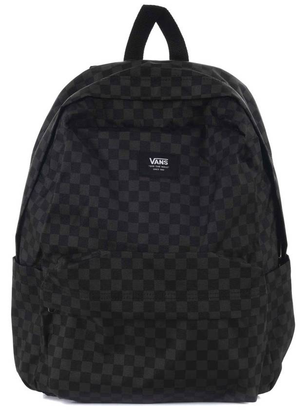 Old School Check Backpack Black - VANS - BALAAN 1