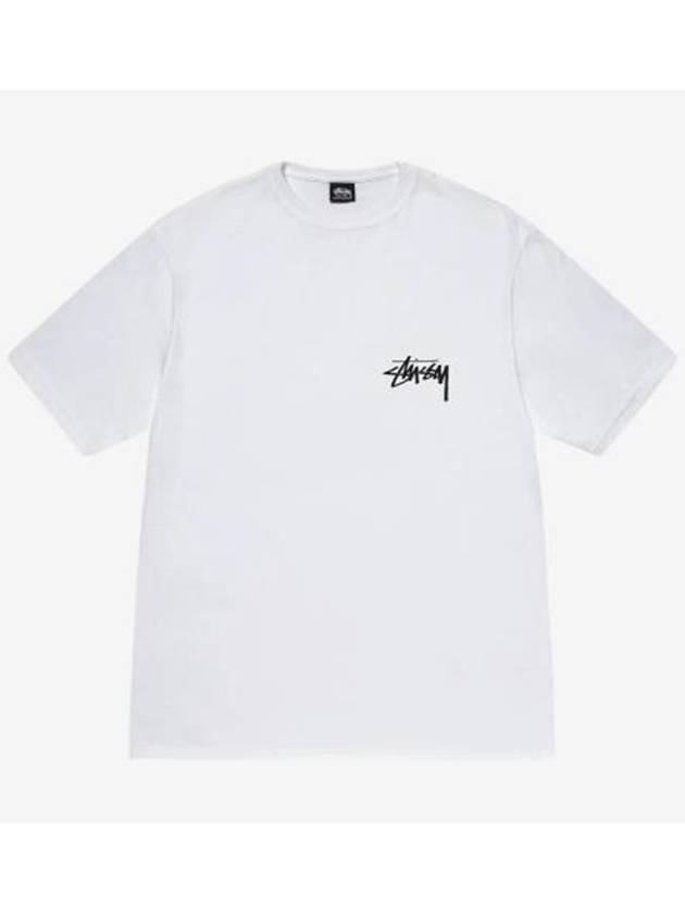 Dice Out Short Sleeve T-Shirt White - STUSSY - BALAAN 3