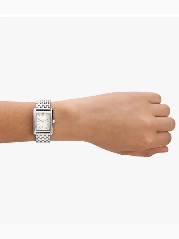 The Eleanor Metal Watch Silver - TORY BURCH - BALAAN 4