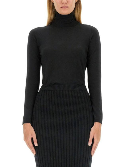 Ada cashmere yarn turtleneck black - MAX MARA - BALAAN 2