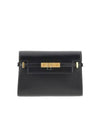 Manhattan Small Shoulder Bag Leather Black - SAINT LAURENT - BALAAN 2