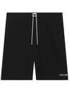 Logo Print Nylon Swimming Shorts Black - CELINE - BALAAN 3