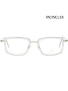 Glasses frame ML5026 027 transparent horn rim Soltex square fashion - MONCLER - BALAAN 3