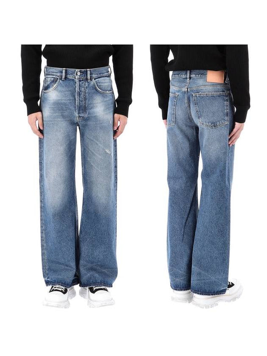 Vintage Loose Fit Jeans Mid Blue - ACNE STUDIOS - BALAAN 1