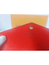 Sarah Monogram Long Wallet Brown Red - LOUIS VUITTON - BALAAN.