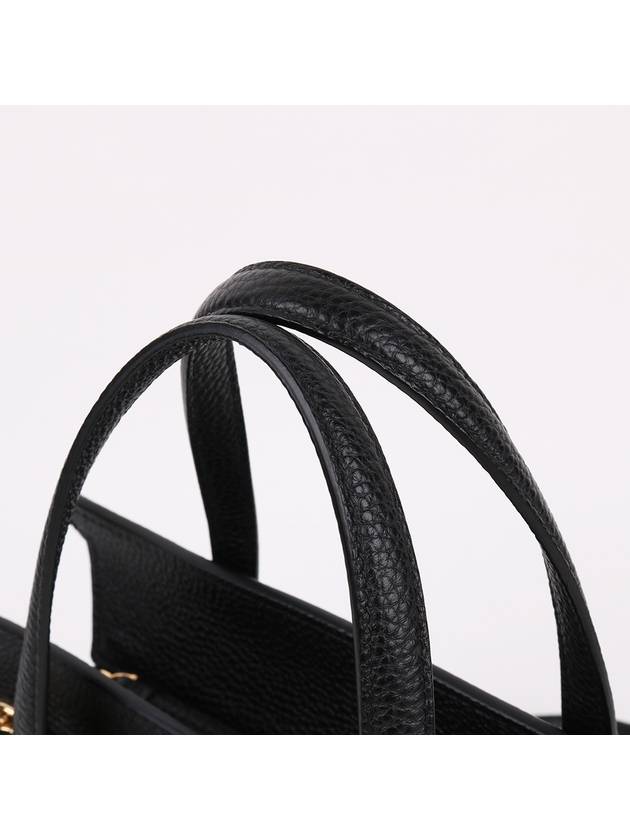 Ferragamo black gold plated Amy small shoulder bag - SALVATORE FERRAGAMO - BALAAN 4