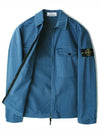 Two-pocket Overshirt Zip-up Jacket Dark Blue - STONE ISLAND - BALAAN 8