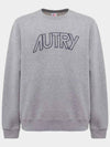 Lettering Logo Sweatshirt Gray SWIM 408M - AUTRY - BALAAN 1