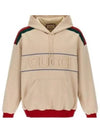 Embroidered Logo Wag Neoprene Hoodie Ivory - GUCCI - BALAAN 2