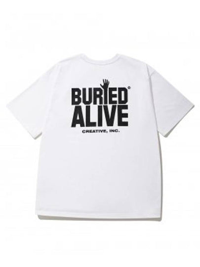 BA OG LOGO TEE WHITE BLACK - BURIED ALIVE - BALAAN 2