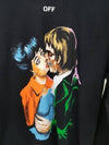 Men's Kiss Horror Long Sleeve T-Shirt Black - OFF WHITE - BALAAN 3