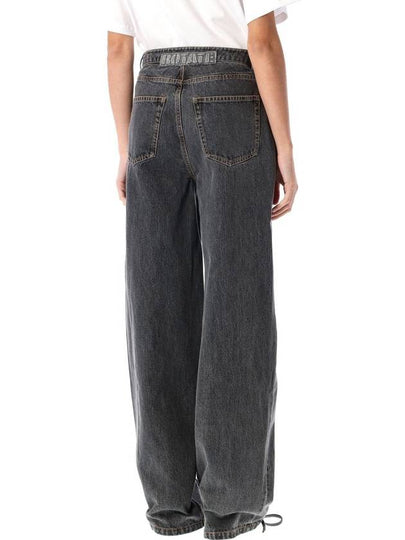 Rotate Birger Christensen Denim Laced Leg Pant - ROTATE - BALAAN 2